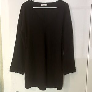 Women's Black V-Neck dress